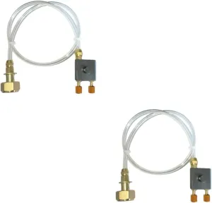 BESPORTBLE 2pcs Camping Propane Tank Adapter for Gas Stove Gas Tank Inflation Conversion Kit Stove Fitting