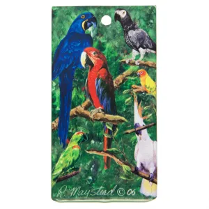Birds Portrait Bag Tag