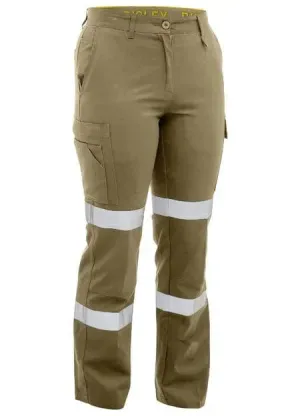 Bisley Women's Taped Cool Lightweight Utility Pant BPL6999T – Durable & Antimicrobial Workwear