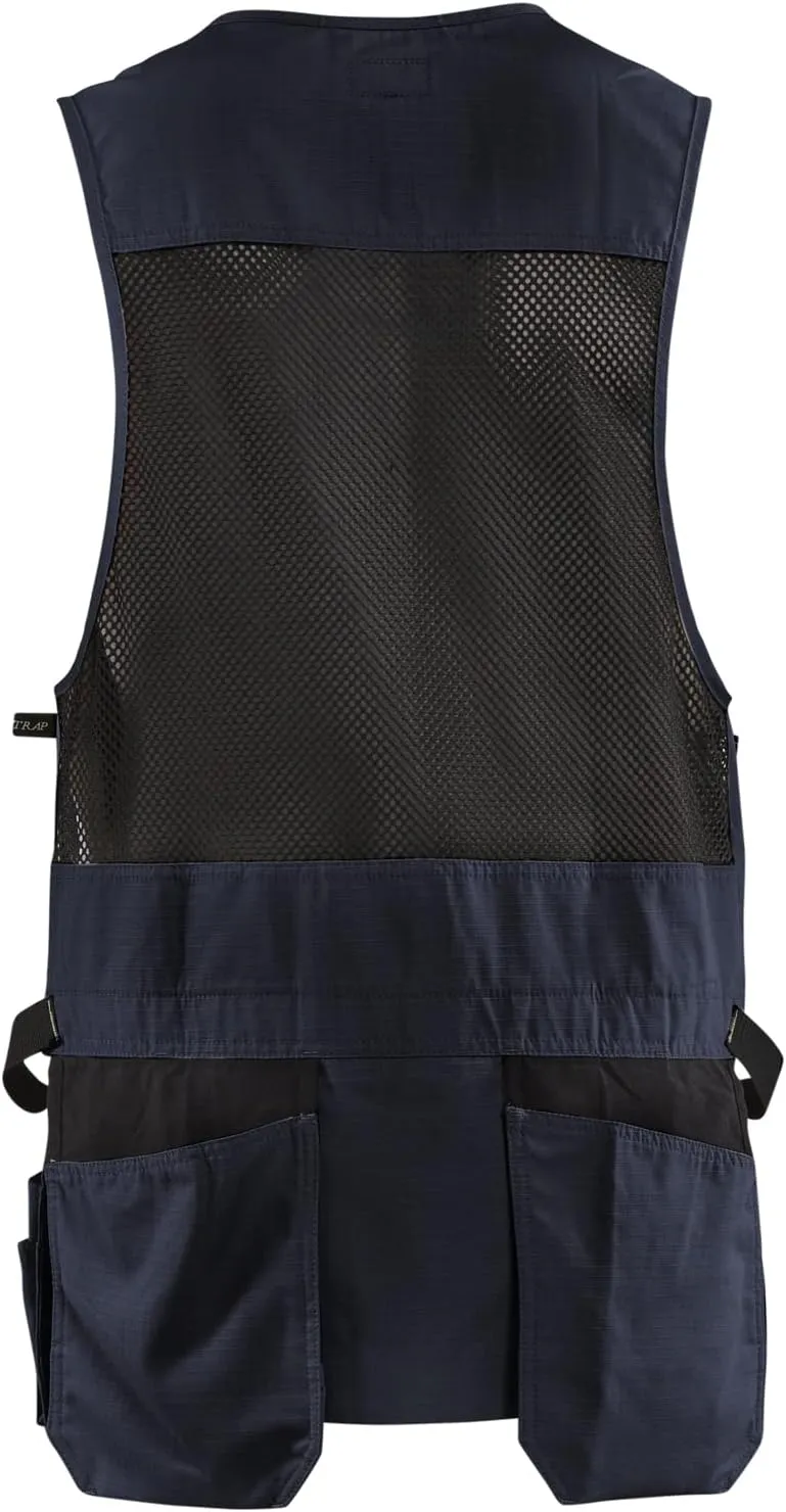 Blaklader Men's RipStop Kangaroo Mesh Work Vest with Utility Pockets