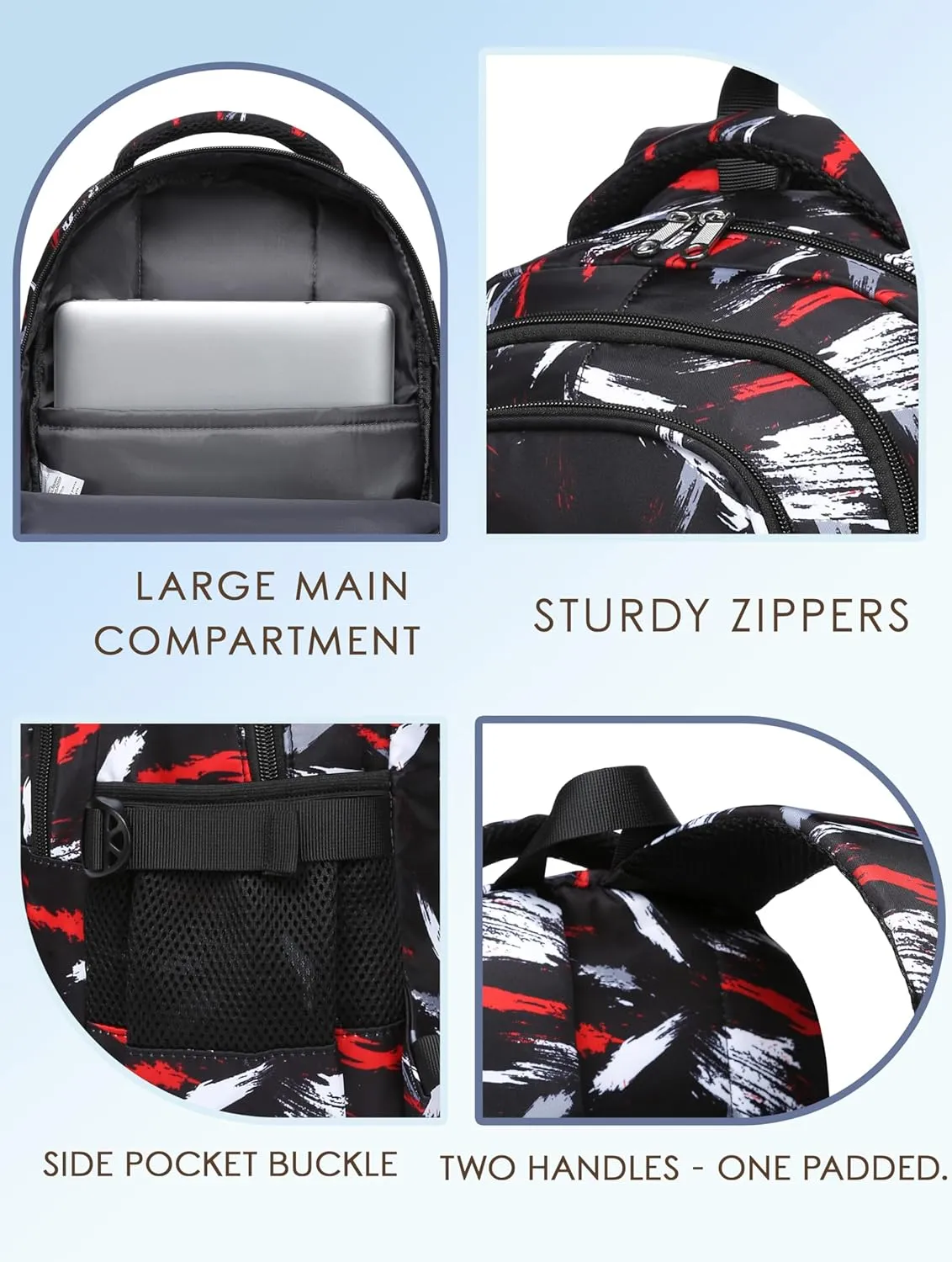 BLUEFAIRY Kids Backpacks for Boys Girls Elementary Primary Middle School Bookbags Back to School Bags for Childs Age 6-8 Mochilas Escolares para Niños Niñas 17 Inch Coal Black