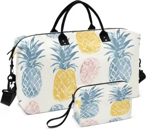 Bolaz Duffle Bag for Travel-Pineapple Rubbing， Easy Update Large Magnectic Sticker Refrigerator Magnets Decor Wash Machine Magnet Decals23"x26"