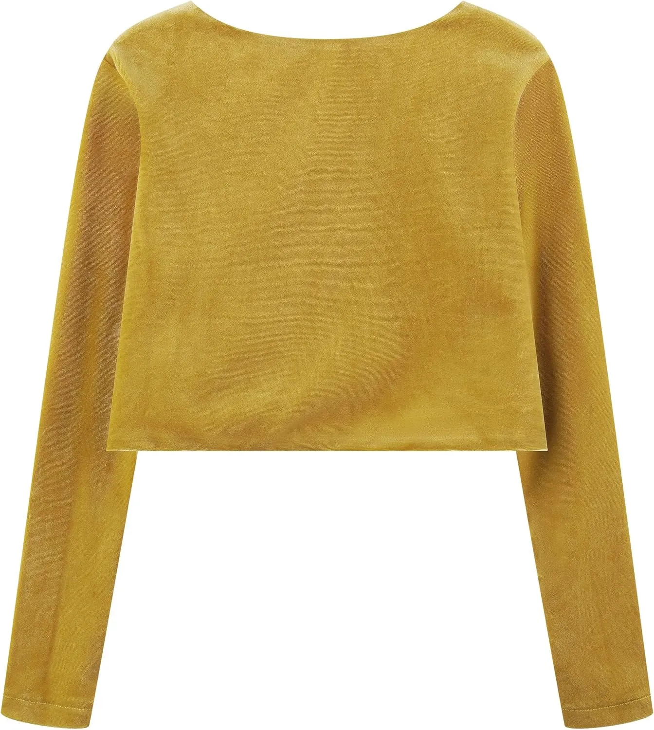 BOLEROSE Girls Long Sleeve Velvet Childrens Kids Sweater Bolero Shrug