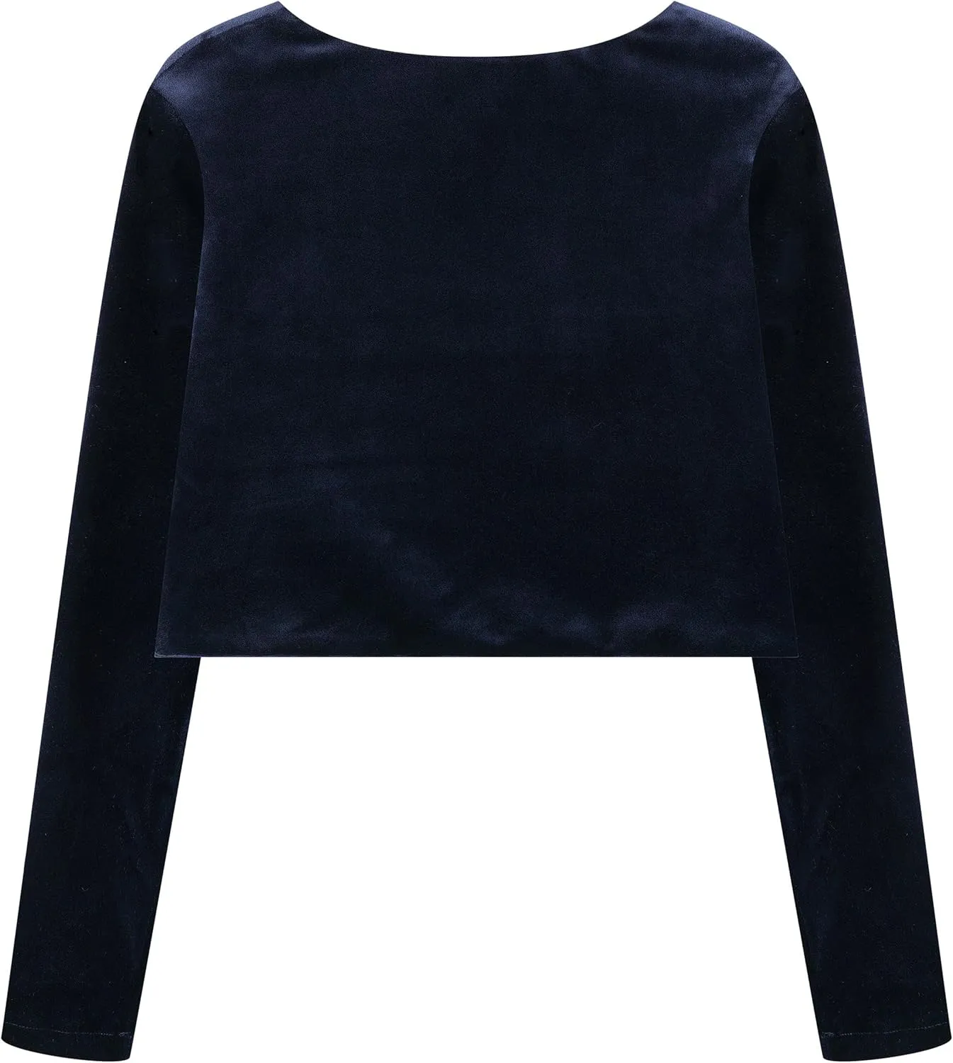 BOLEROSE Girls Long Sleeve Velvet Childrens Kids Sweater Bolero Shrug