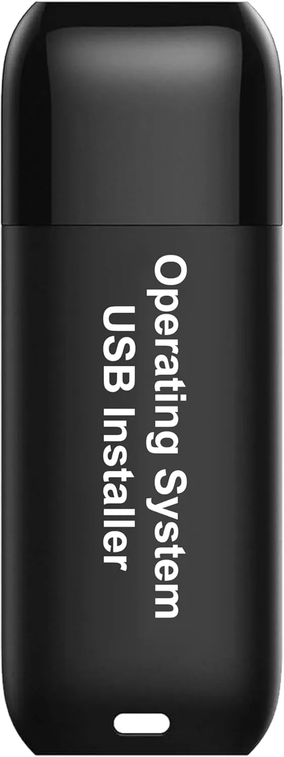 Bootable USB Drive Installer for Windows 7, 8, 10, 11, Linux, Ubuntu, Kali, Tails, Utility Suite w/Password Reset, Data Recovery, Boot Fix, and More All on 64GB USB 3.2 Drive.