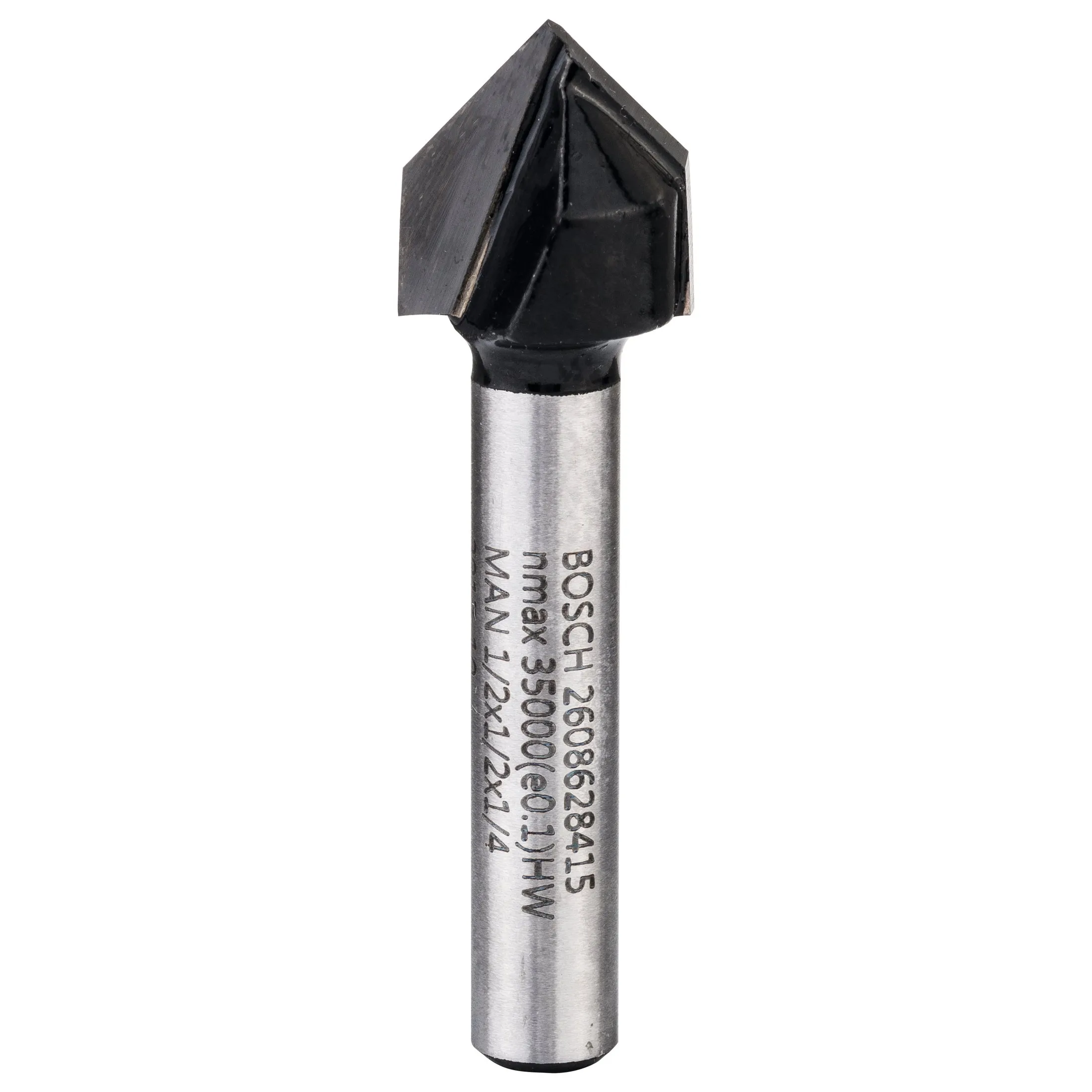 Bosch Professional Straight Bit 1/4, D1 12.7mm, L 12.7mm, G 45mm, 90°