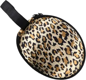 Bra Packing for Travel Leopard Print Bra Case Lingerie Storage Bag Soft and Waterproof Zippered Storage