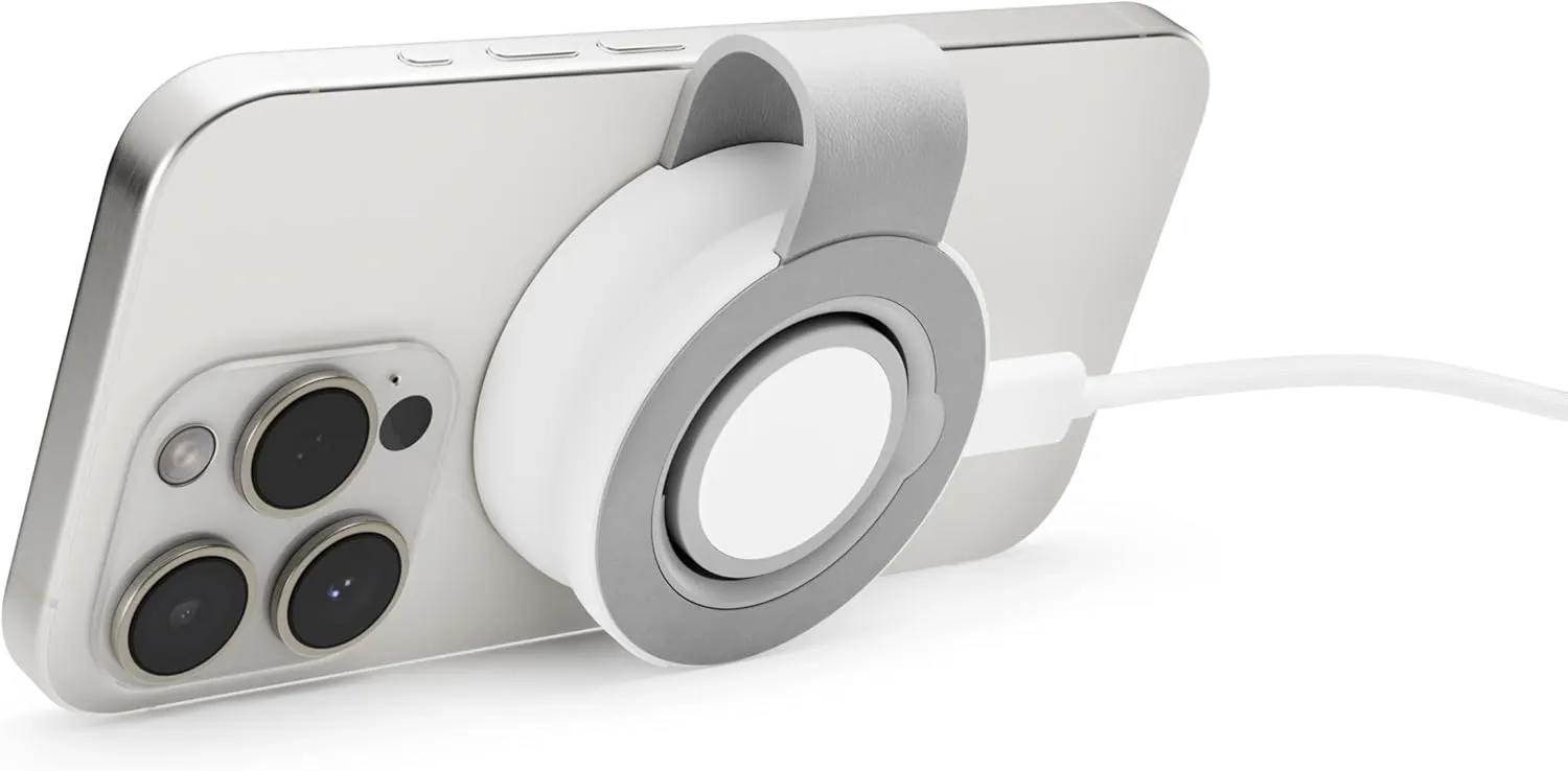 Butterfly SE 2-in-1 Compact Foldable Wireless Travel Charger, 15W MagSafe Duo Charging for iPhone, Airpods, and Apple Watch, Iridescent