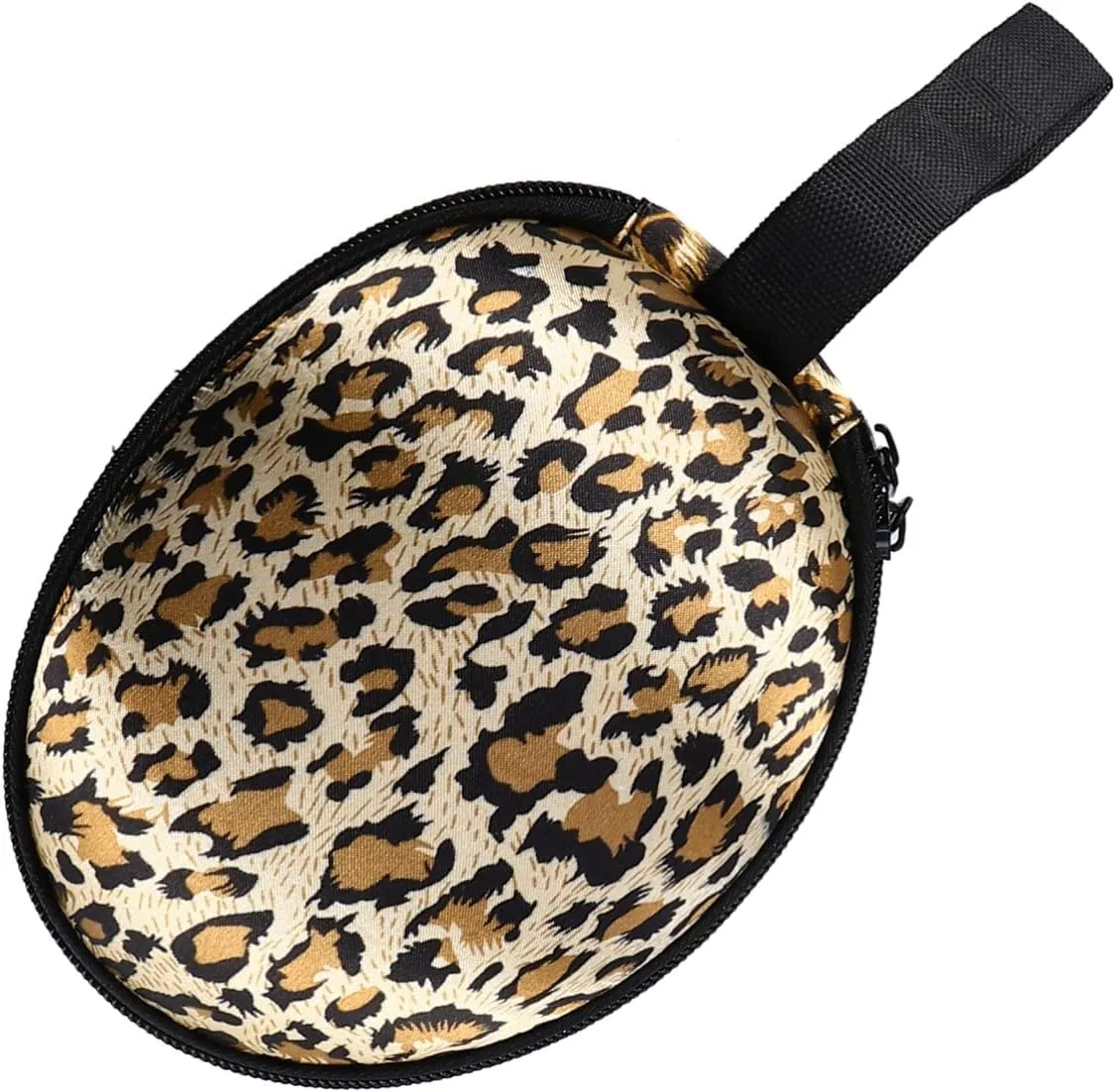 Cabilock 3pcs Invisible Bra Storage Case Silicone Travel Case for Women Bra Bag Zipper Small Leopard Print