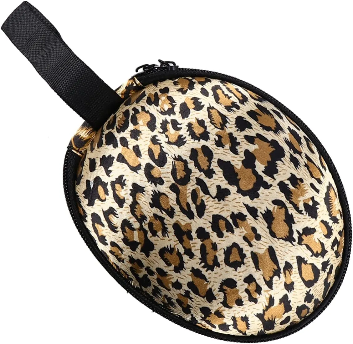 Cabilock 3pcs Invisible Bra Storage Case Silicone Travel Case for Women Bra Bag Zipper Small Leopard Print