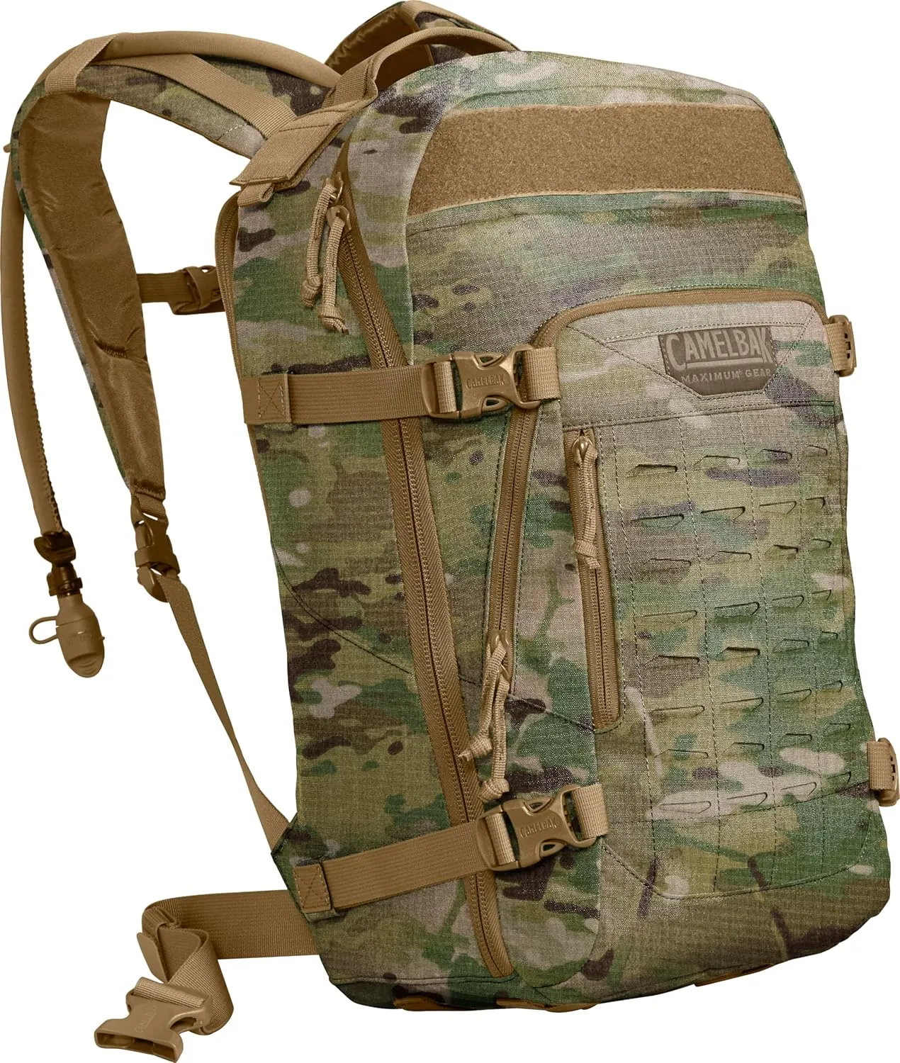 CamelBak Sparta Tactical Hydration Backpack with 100oz/3L Mil Spec Crux Reservoir Bladder - MOLLE, Multicam