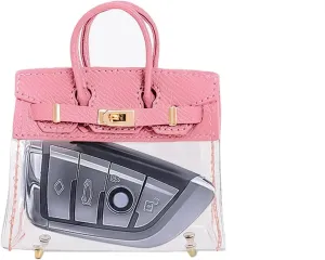 Car Keychain Bags Cute and Exquisite Women Keychains Elegant Women Handbag-Like Car Key Fob Case Small Wallets Universal Car Key Case Wallet Lipstick Bag Car Decor Keychain Accessories