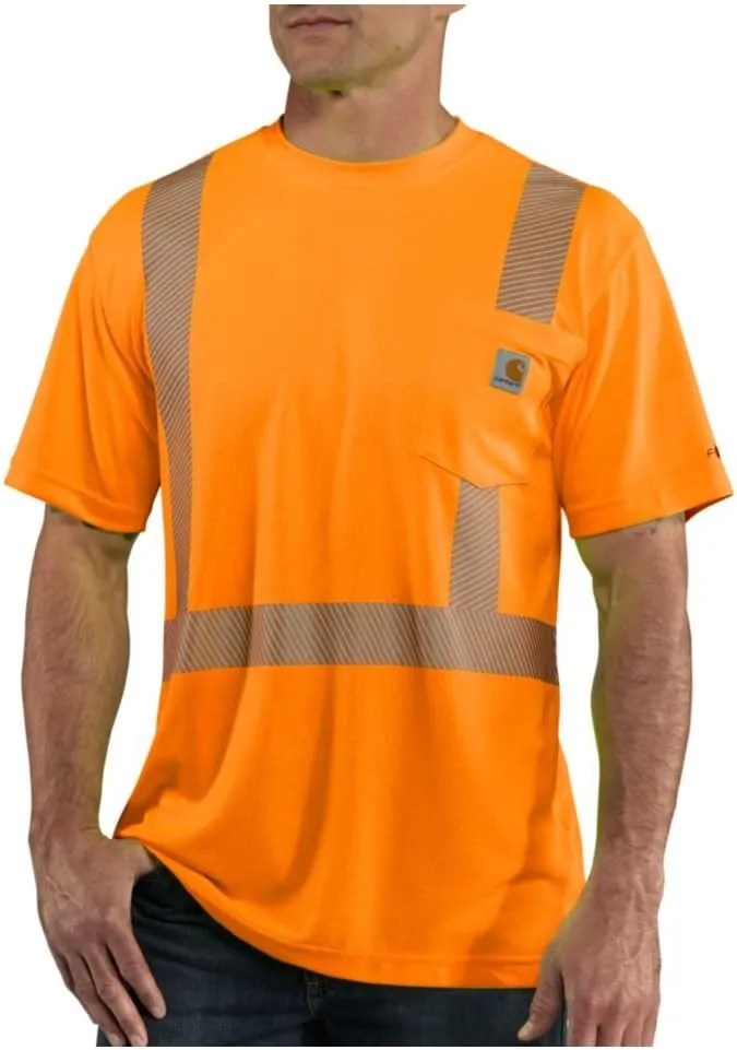 Carhartt Men's Force High-Visibility Short-Sleeve Class 2 T-Shirt