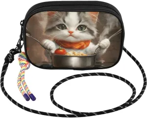 Cat Chief Cute Crossbody Bag for Women Cell Phone Purses Women's Small Shoulder Handbags Wallet Purse with Strap