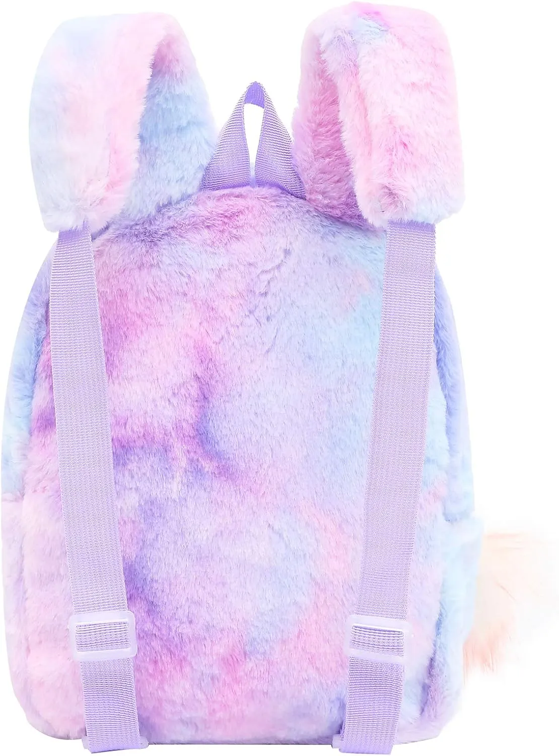 CBOALOGR Cute Plush Unicorn Toddler Small Backpack Little Plush Bookbag for Girls 3 to 6 years old