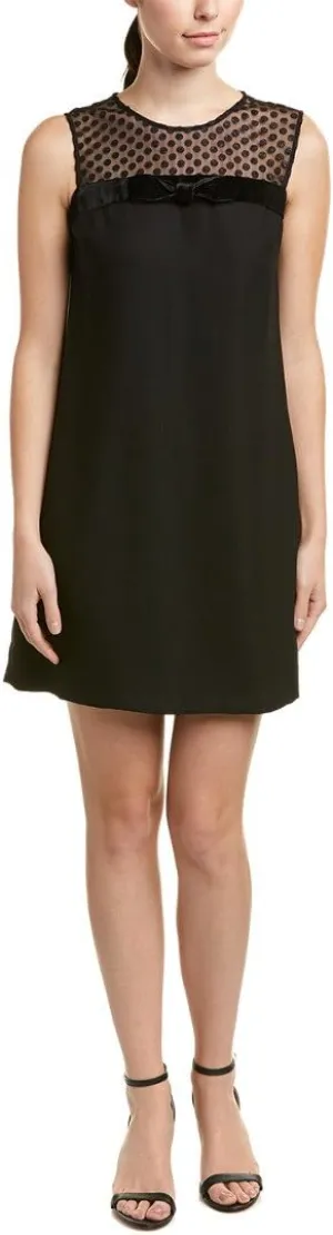 CeCe by Cynthia Steffe Women's Blair-s/l Velvet Combo, Rich Black, 2