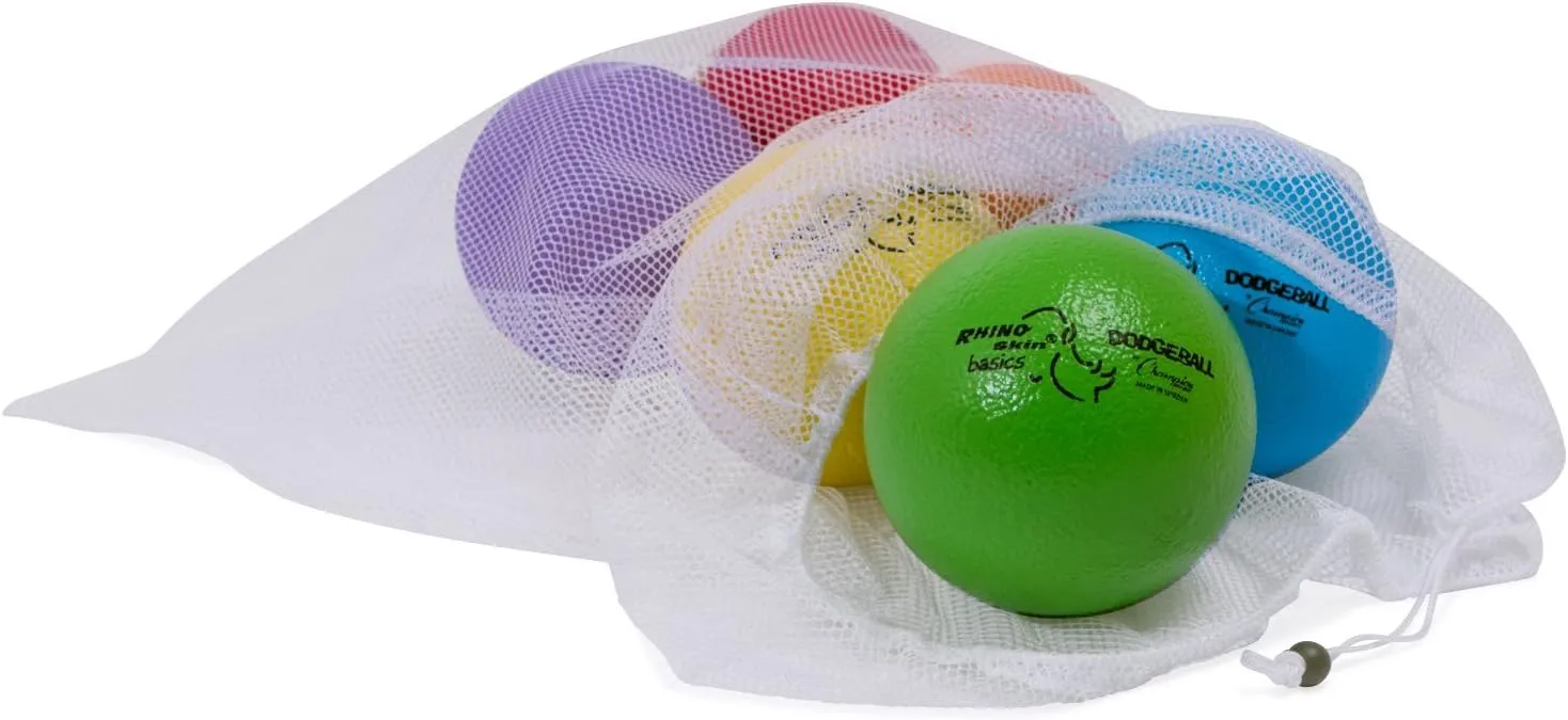 Champion Sports Rhino Skin Basic Dodgeball Set of 6 Balls