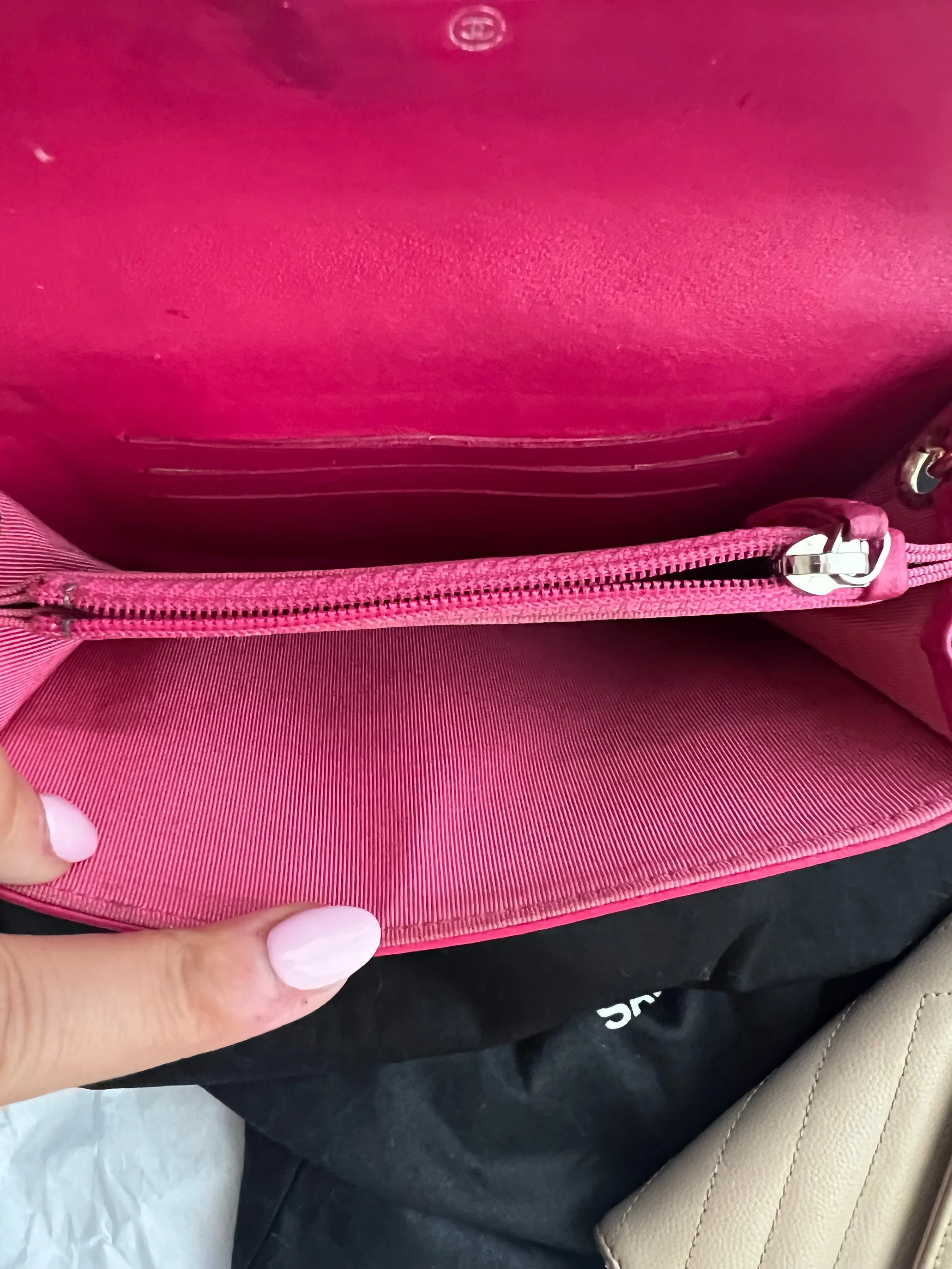 Chanel matelasse pink WOC