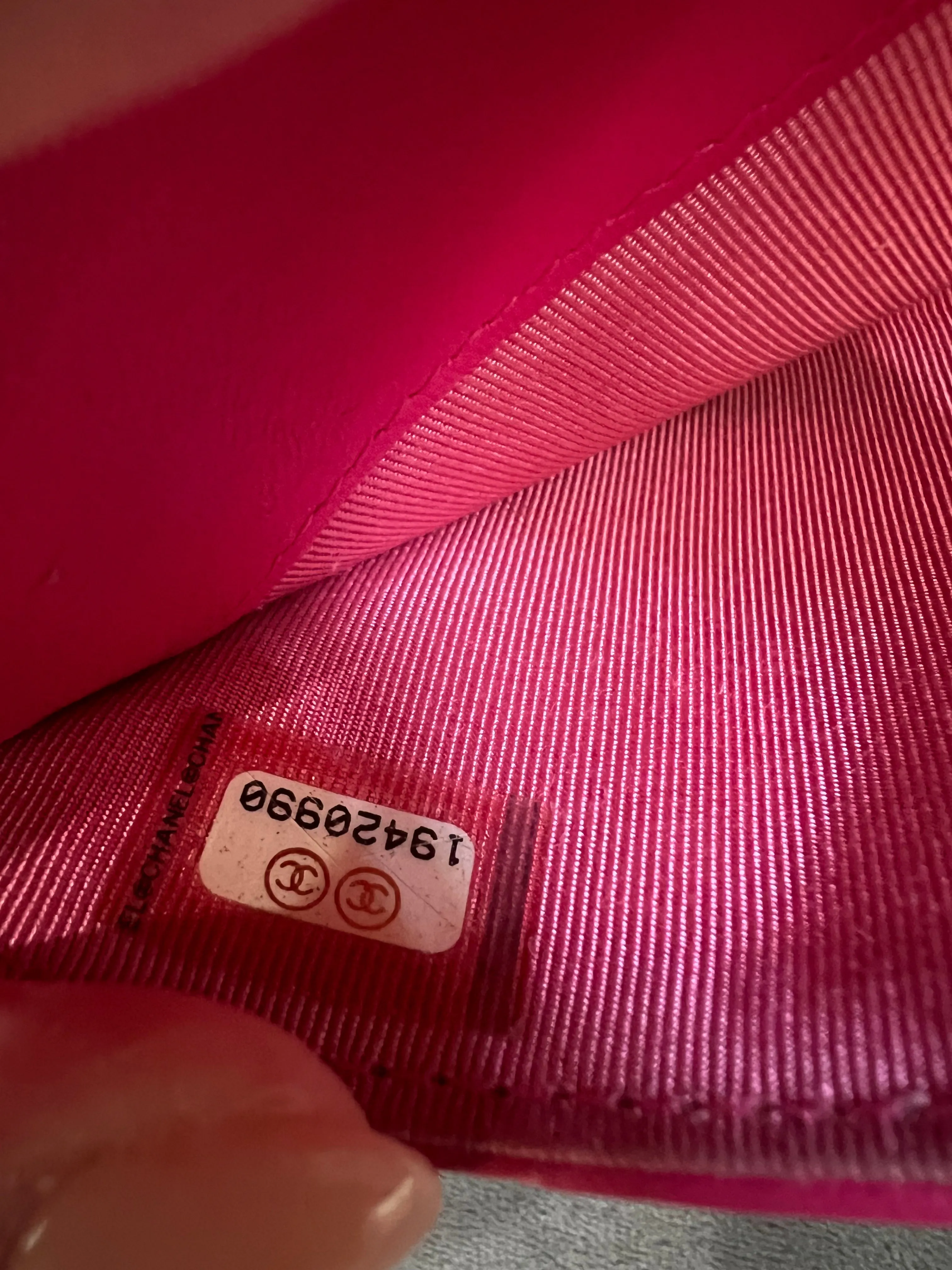 Chanel matelasse pink WOC