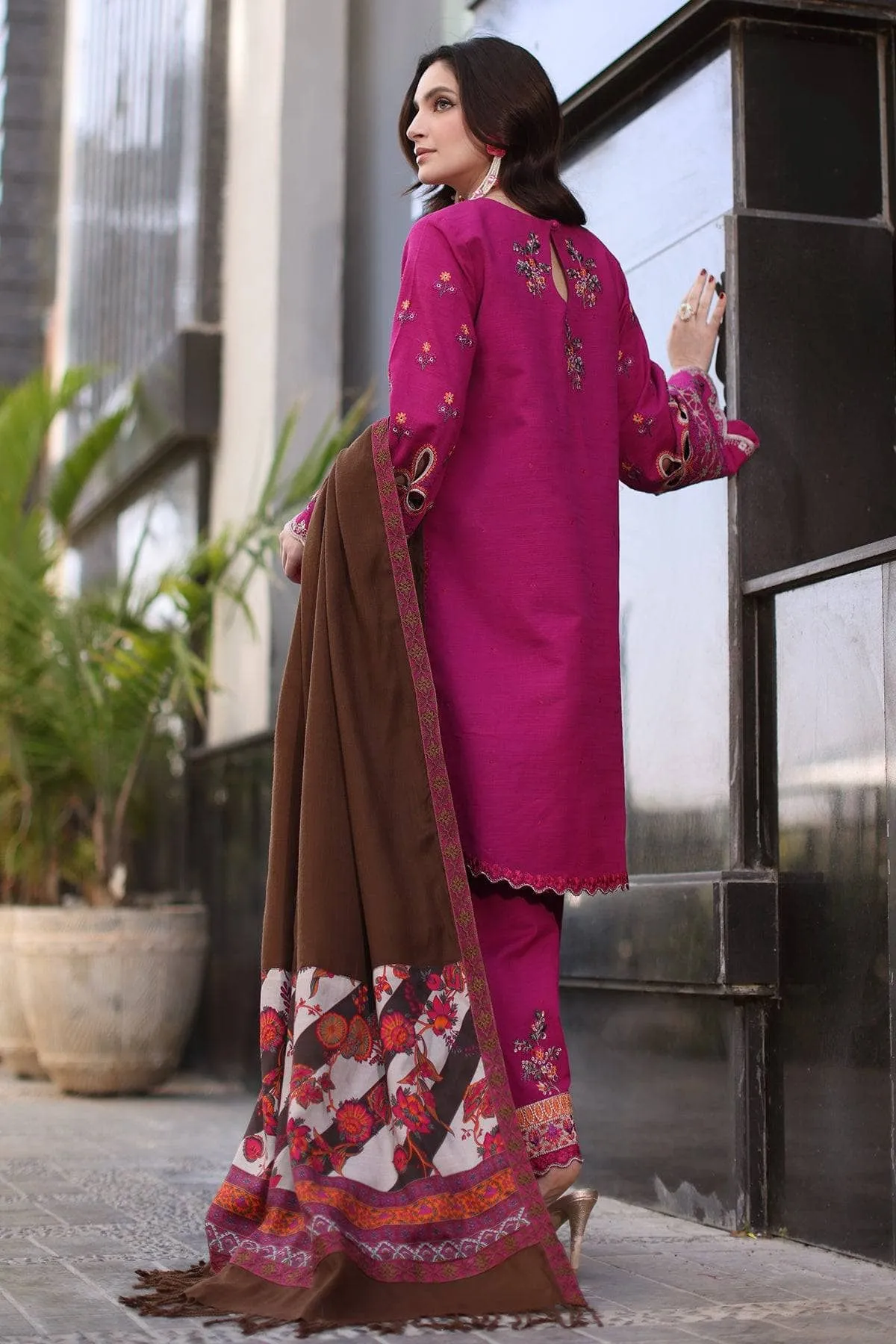 Charizma Naranji Winter/Khaddar Woolen Shawl