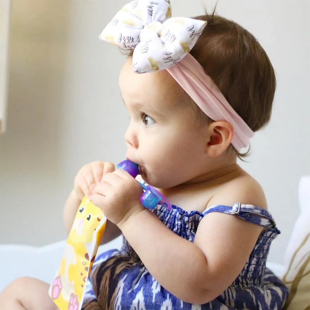 ChooMee Reusable Baby Food Pouches | BPA Free | Fill with Baby Food Applesauce Yogurt and Purees | Leakproof Double Lock Zipper, Easy Fill and Clean Wide Bottom | 5 oz | 8 pack, SnakPack FreshSquad