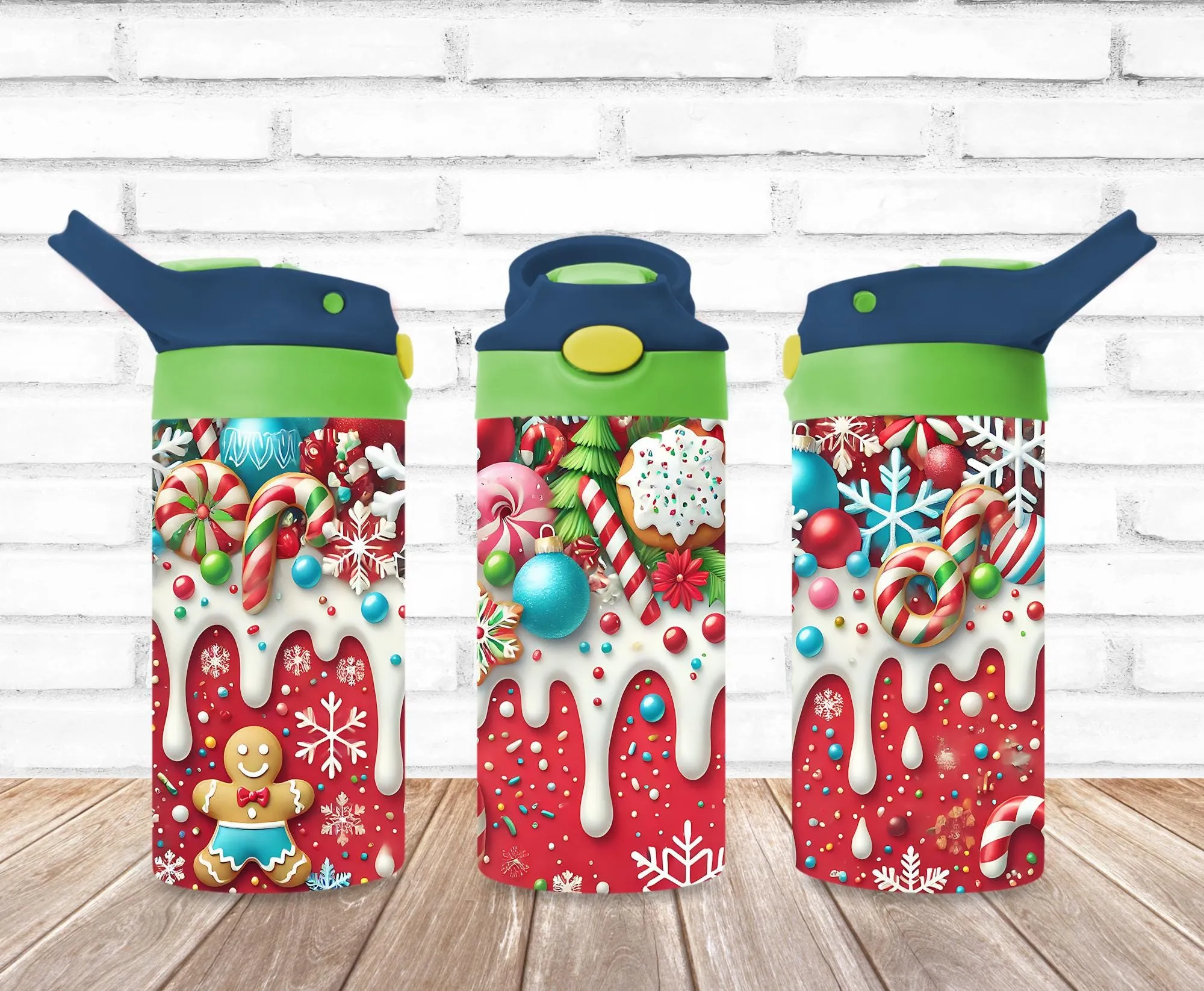 Christmas Santa Tumbler, Christmas Tree, Kids Water Bottle, Kids FlipTop Cup, Kids Sippy Cup, Back To School Cup, HOT SELLER!