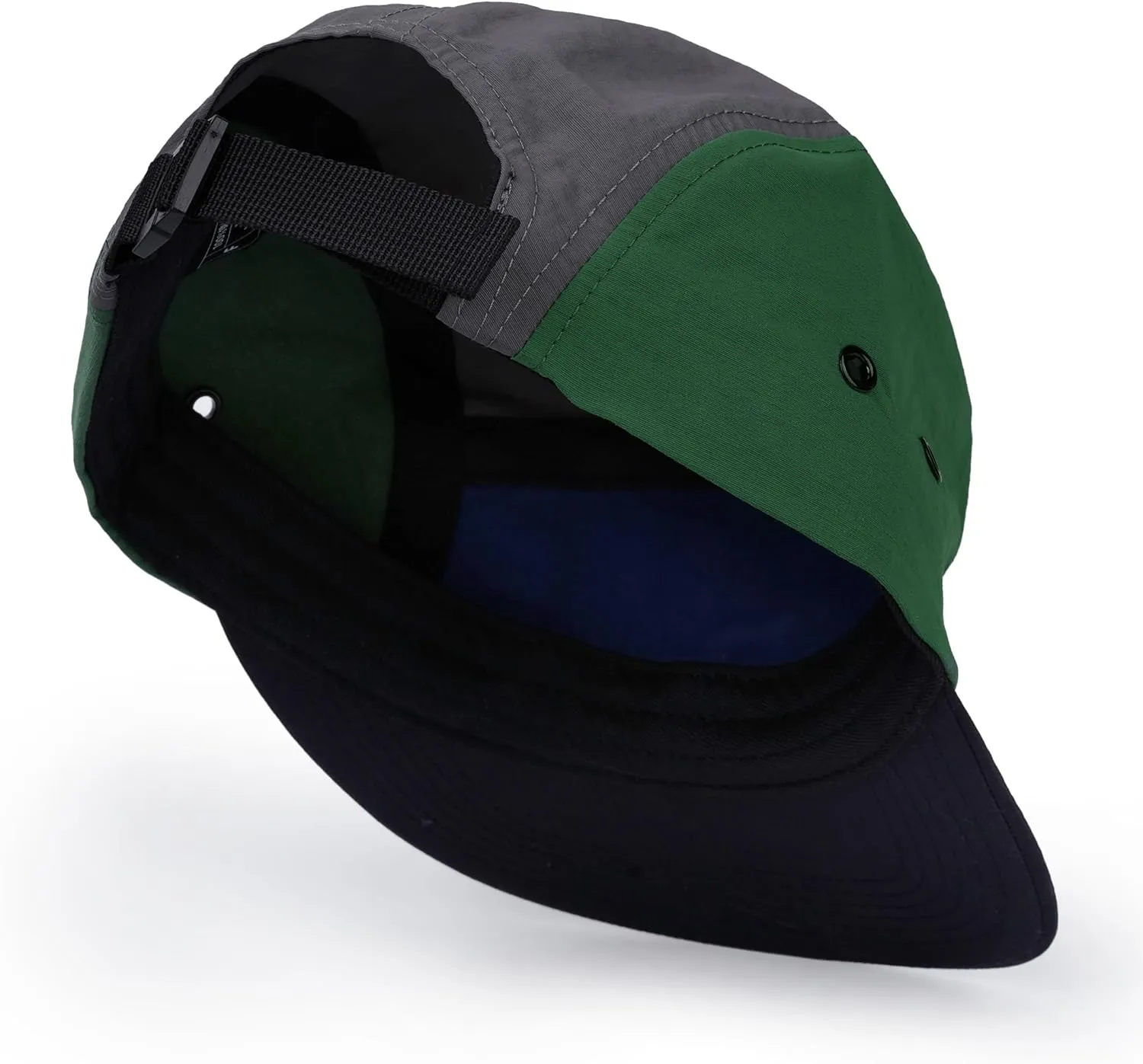 CLAPE 5 Panel Hat for Men, Curved Brim UPF50  Sun Hats Quick Dry Outdoor Sports Running Hat Baseball Cap