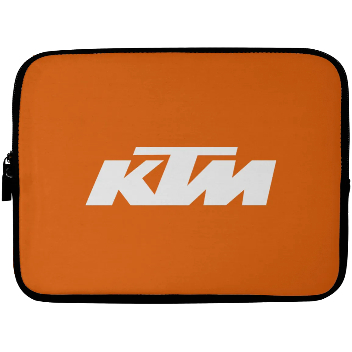 Classic White KTM Motorcycle Laptop Sleeve - 10 inch