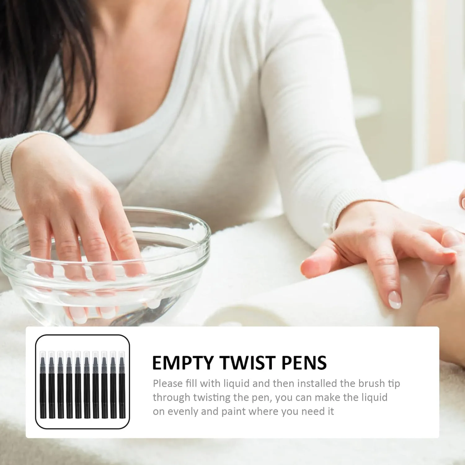 Clear Gloss Lip Gloss 10pcs Transparent Pens Empty Nail Oil Pen Brush Cosmetic Lip Gloss Container Applicator Eyelash Growth Liquid Tube for Beauty Supplies 3ml Color 5 Eyelash Container