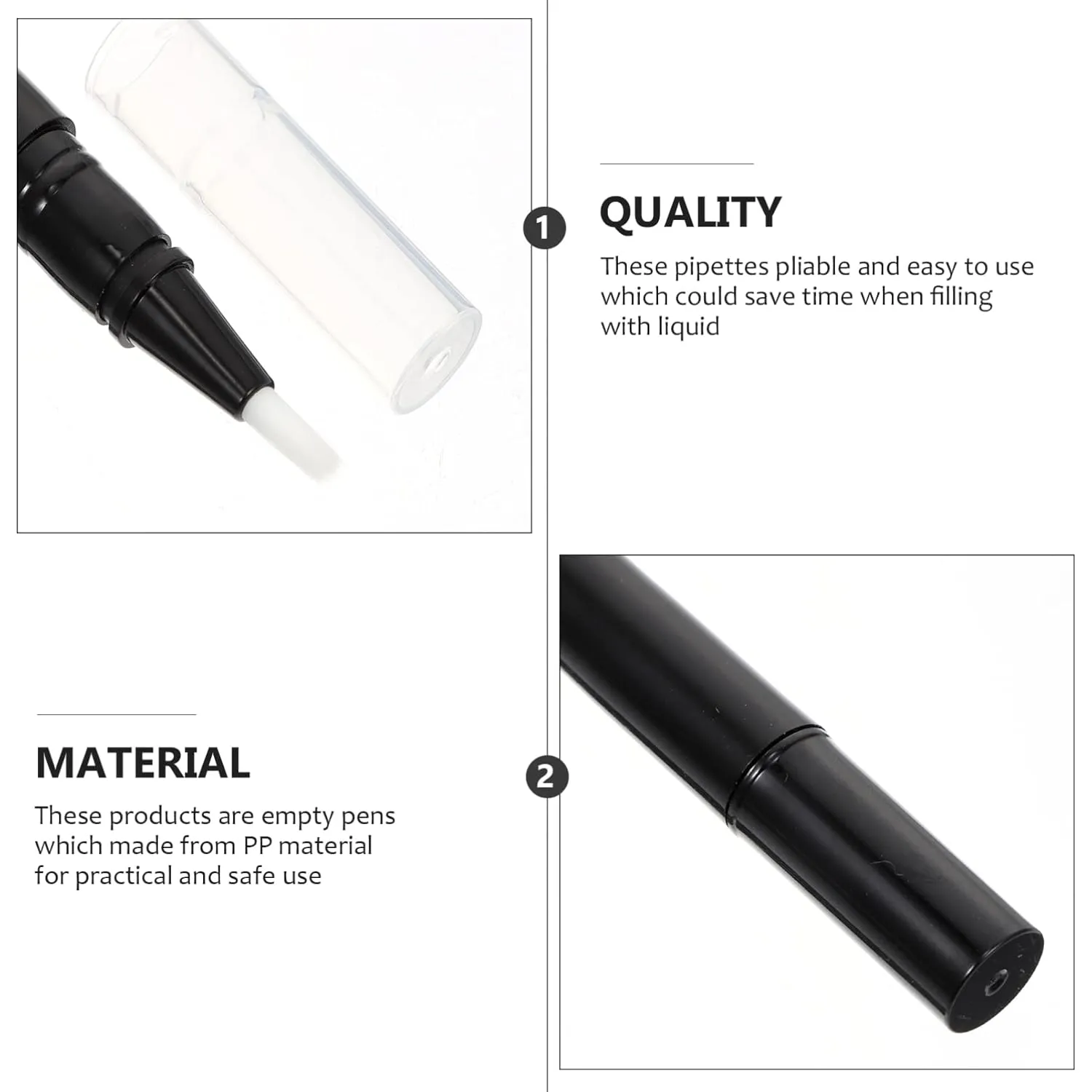 Clear Gloss Lip Gloss 10pcs Transparent Pens Empty Nail Oil Pen Brush Cosmetic Lip Gloss Container Applicator Eyelash Growth Liquid Tube for Beauty Supplies 3ml Color 5 Eyelash Container