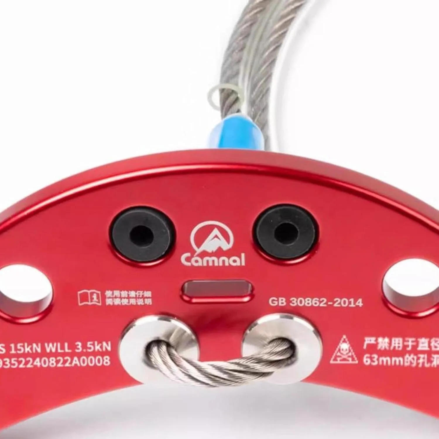 Climbing Bolt Hanger Fixed Point Hardware Heavy Duty Climbing Anchor 15kN for Belay Travel Camping Mountaineering Work