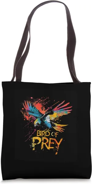 Colorful Bird of Prey Outfit Tote Bag