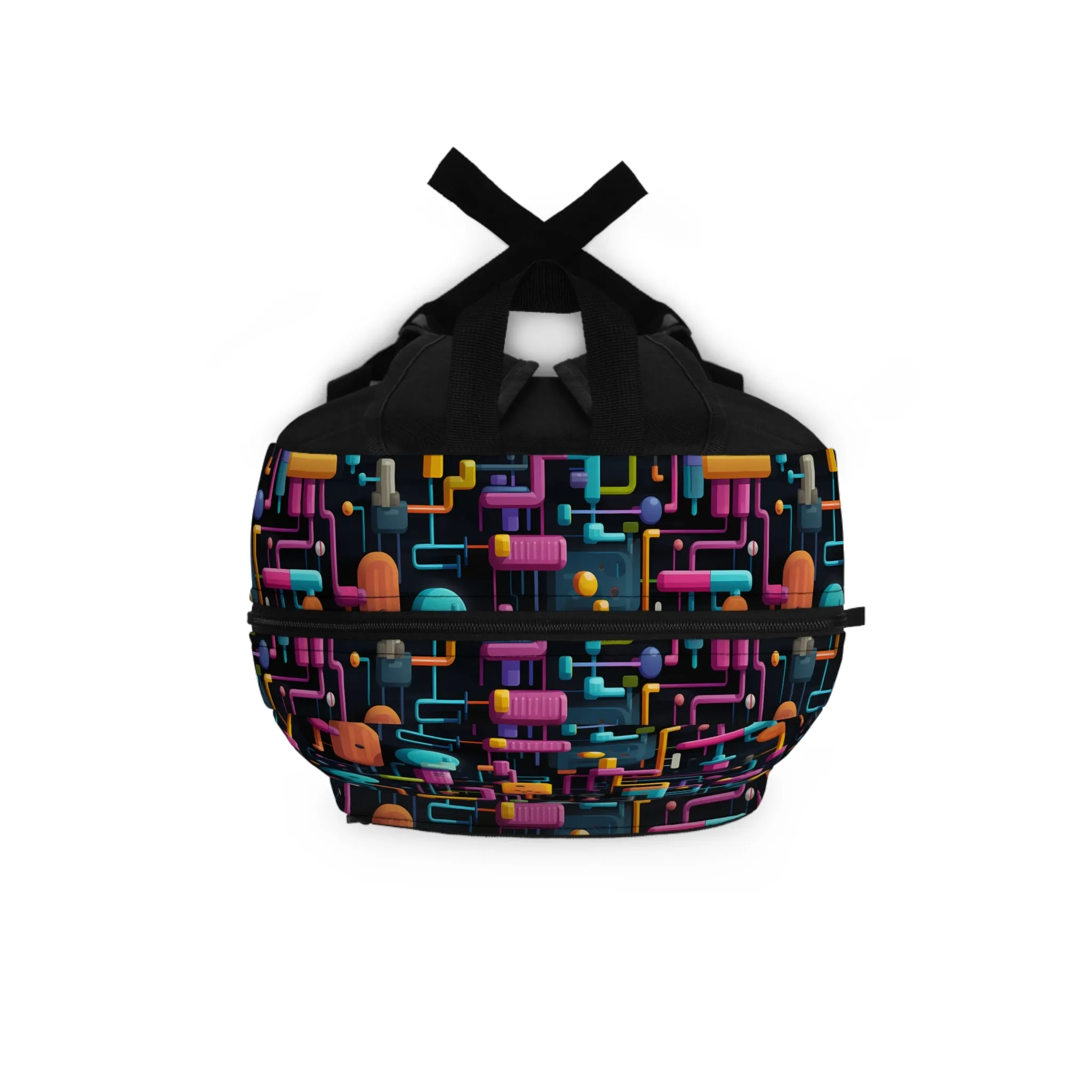 Colorful Cartoon Pipes Backpack