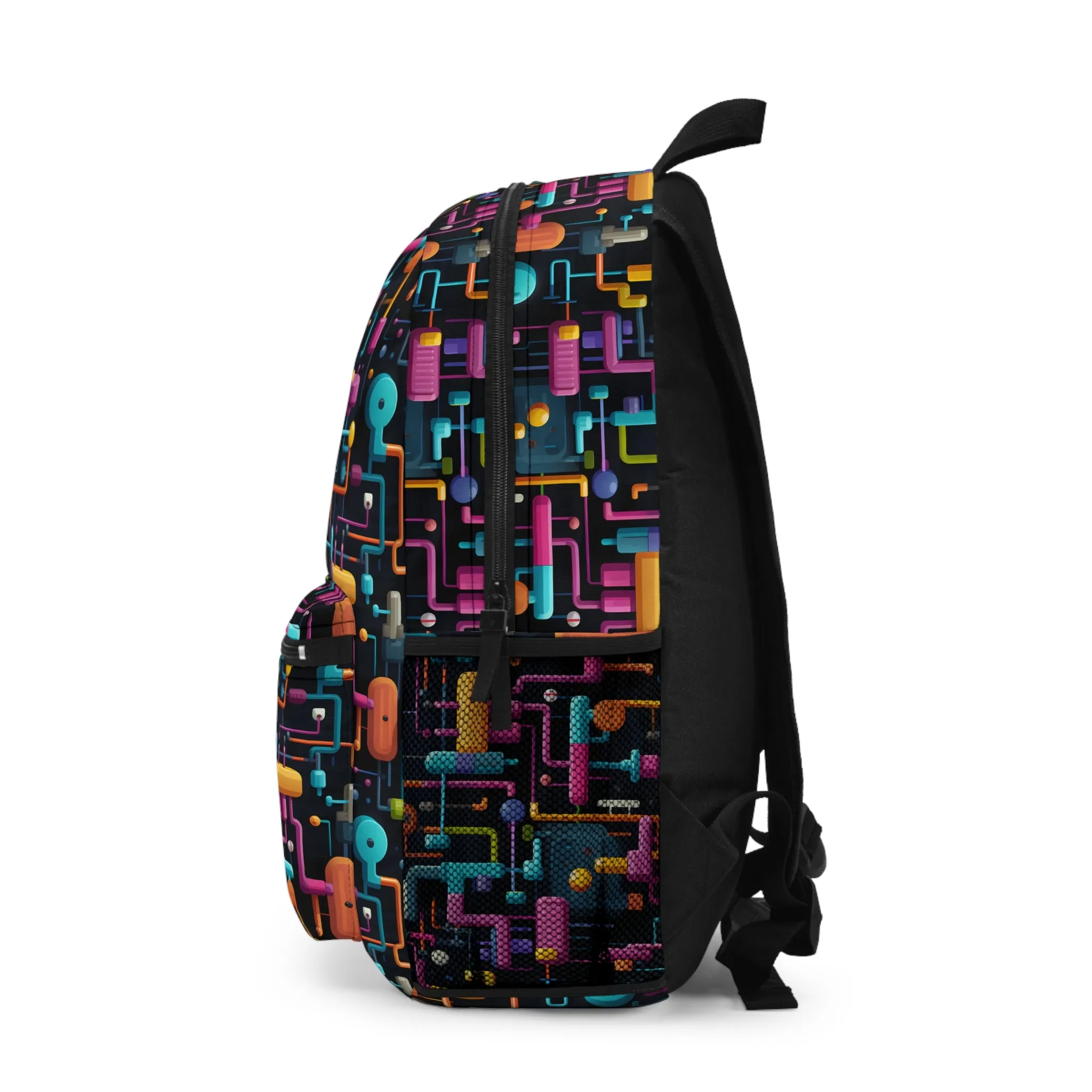 Colorful Cartoon Pipes Backpack