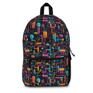 Colorful Cartoon Pipes Backpack
