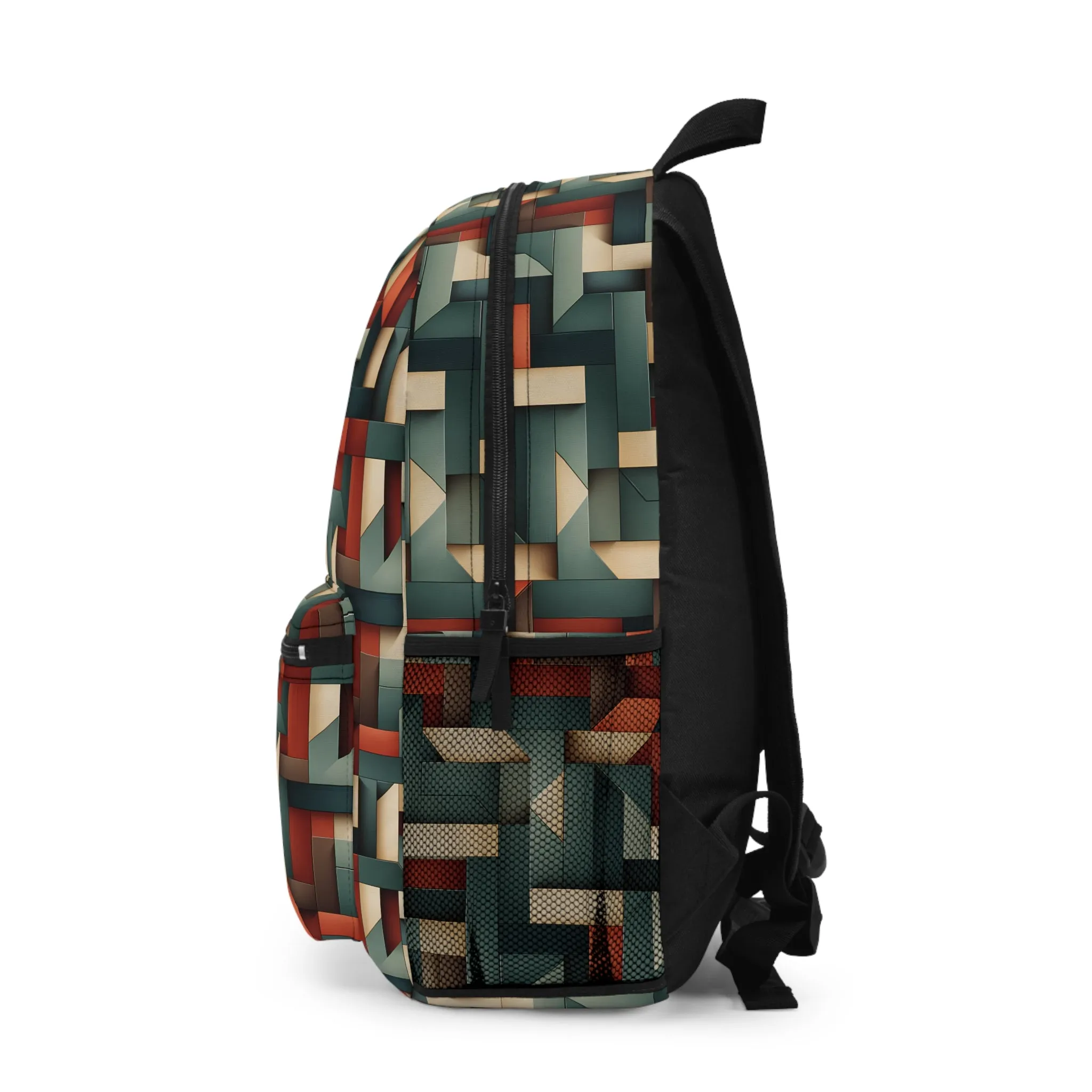Colorful Geometry Blocks Backpack