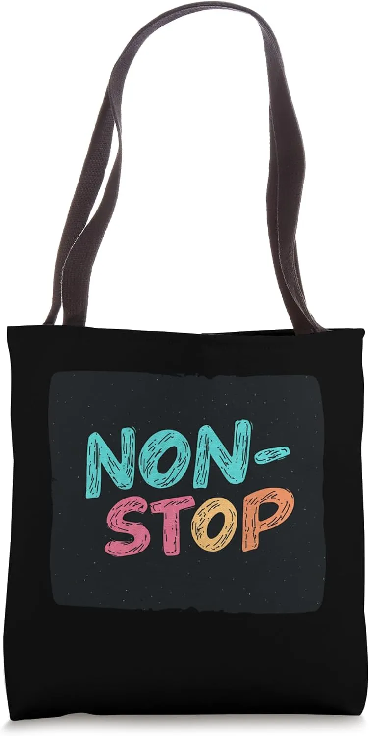 Colorful Non Stop Speech Costume for Boys and Girls Tote Bag
