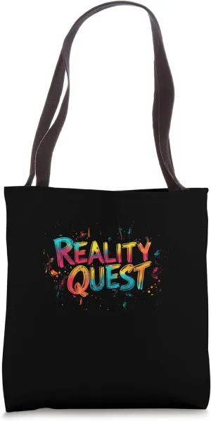 Colorful Reality Quest Emblem Tote Bag