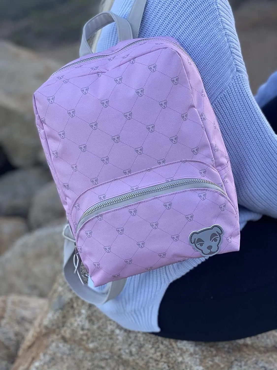 Controller Gear Animal Crossing - Small Backpack Mini Bookbag Travel Bag for Console & Accessories - K.K. Quilted
