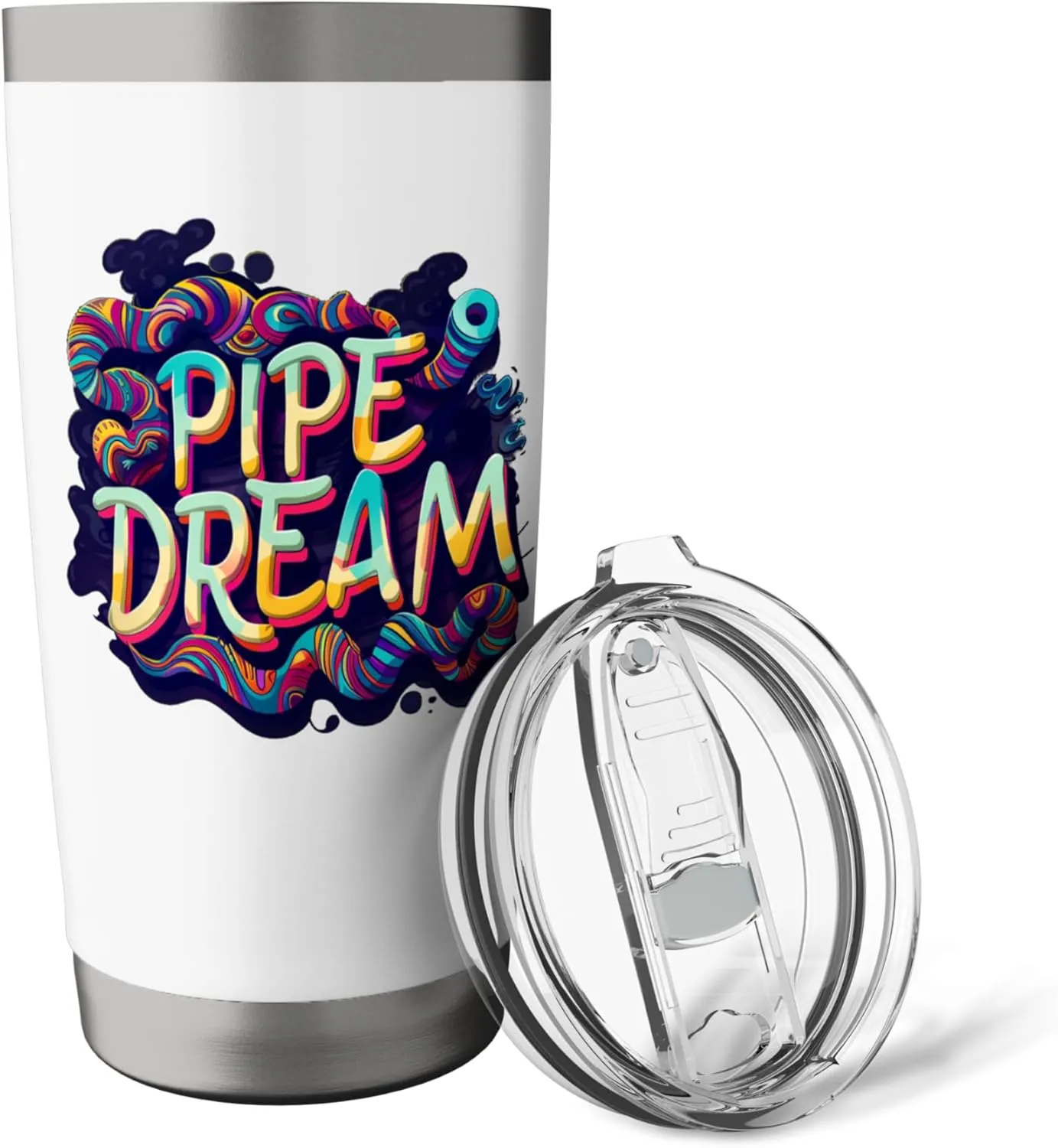 Cool colorful Pipe Dream Speech Costume Stainless Steel Insulated Tumbler