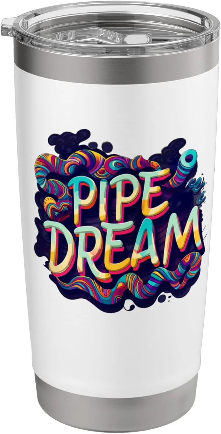 Cool colorful Pipe Dream Speech Costume Stainless Steel Insulated Tumbler