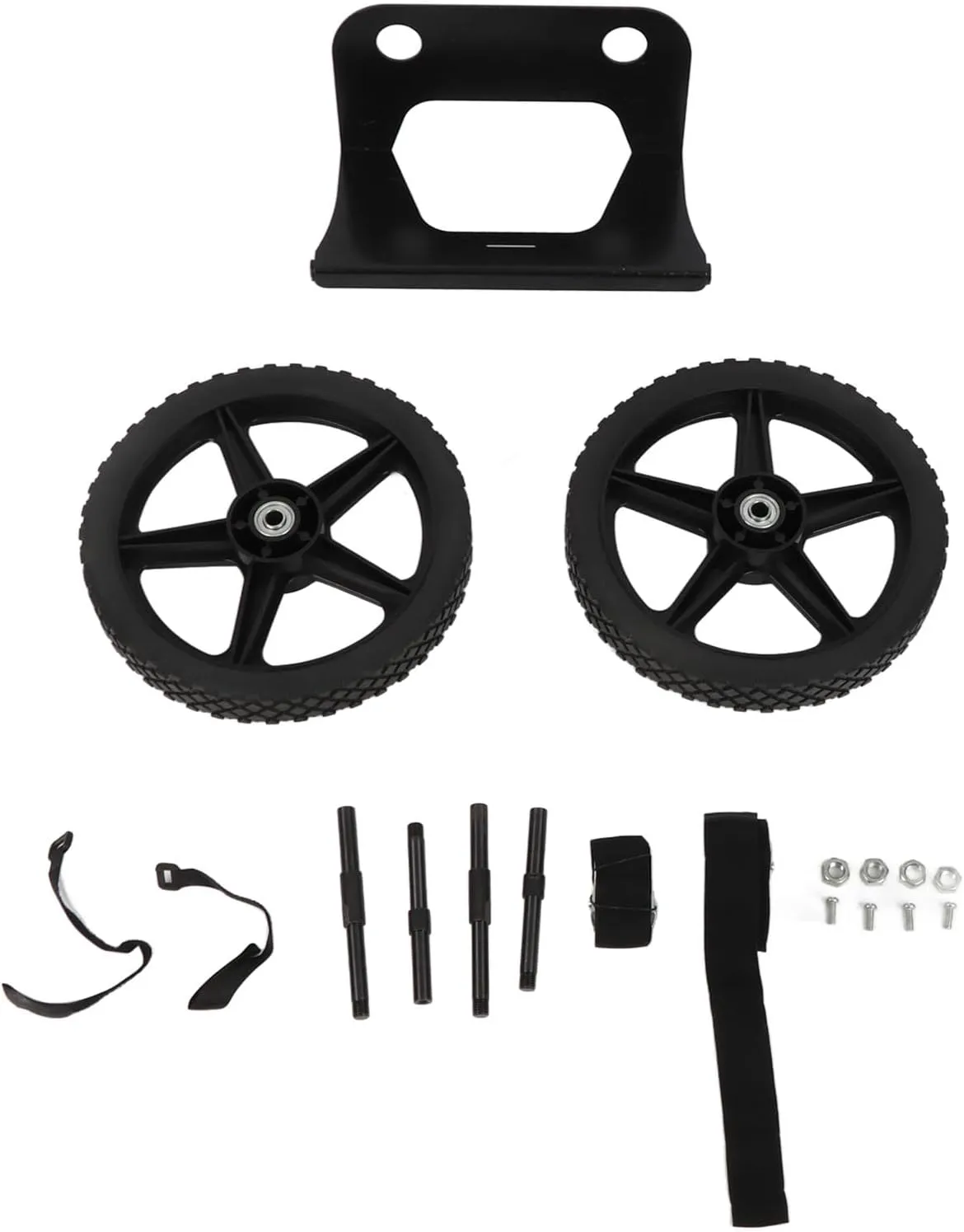 Cooler Cart Kit Steel Frame 12 Inch Wheels High Load Capacity Outdoor Utility for Camping Beach