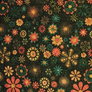 Cork Fabric 18x15" Small Flower BPC 1006