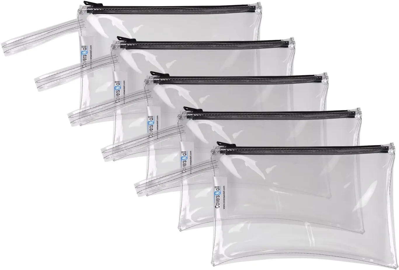 Covers & all Tool Bag Heavy Duty Waterproof Pouch with Sturdy Zipper, Utility Multipurpose for Tools Bank deposit Storage Makeup