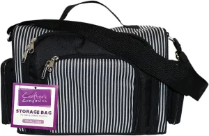 Crafter's Companion Small Storage Travel Bag, Black/White