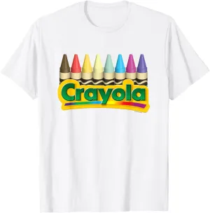 Crayola Flashback 2025 Limited Edition Retro Colors Logo T-Shirt