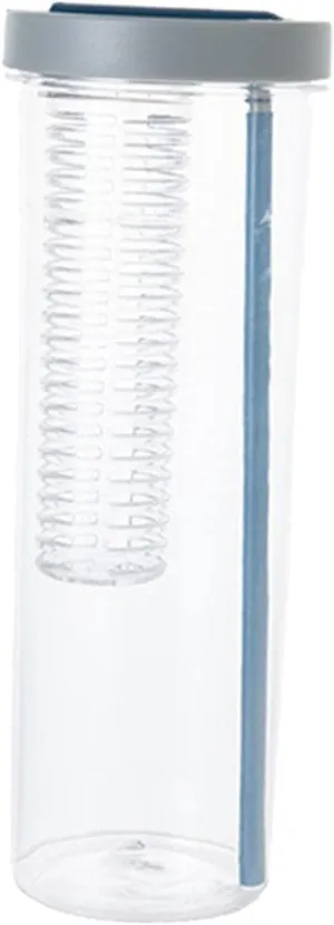 Creative Sports Water Bottle, with Straw School Supplies Cups Mugs for Coffee Beverages Water (Blue)
