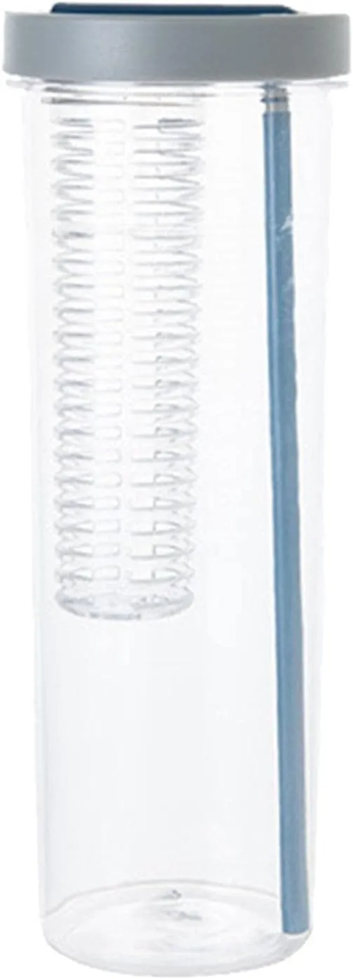 Creative Sports Water Bottle, with Straw School Supplies Cups Mugs for Coffee Beverages Water (Blue)