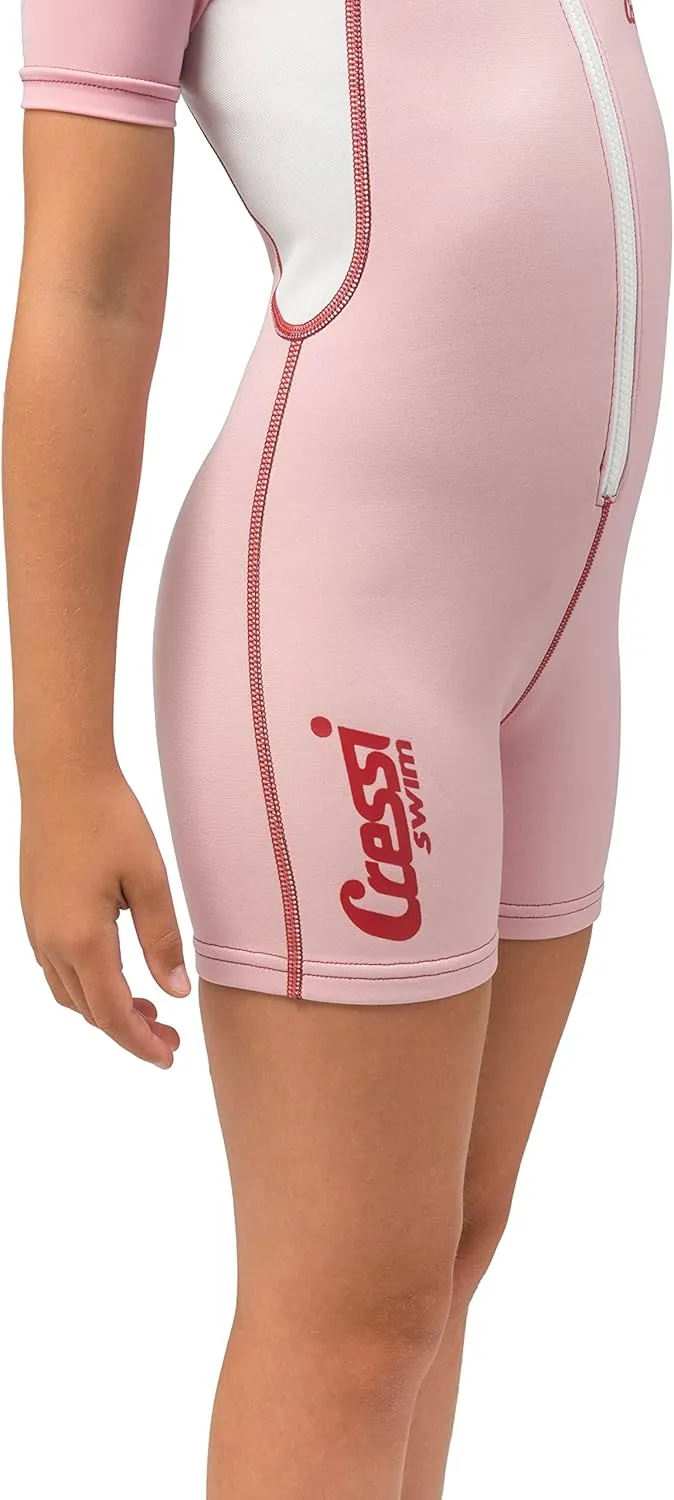 Cressi Kids Short Sleeve Swimsuit in Neoprene 1.5mm for Boys and Girls aged 2 to 10 year - Kids Swimsuit: designed in Italy