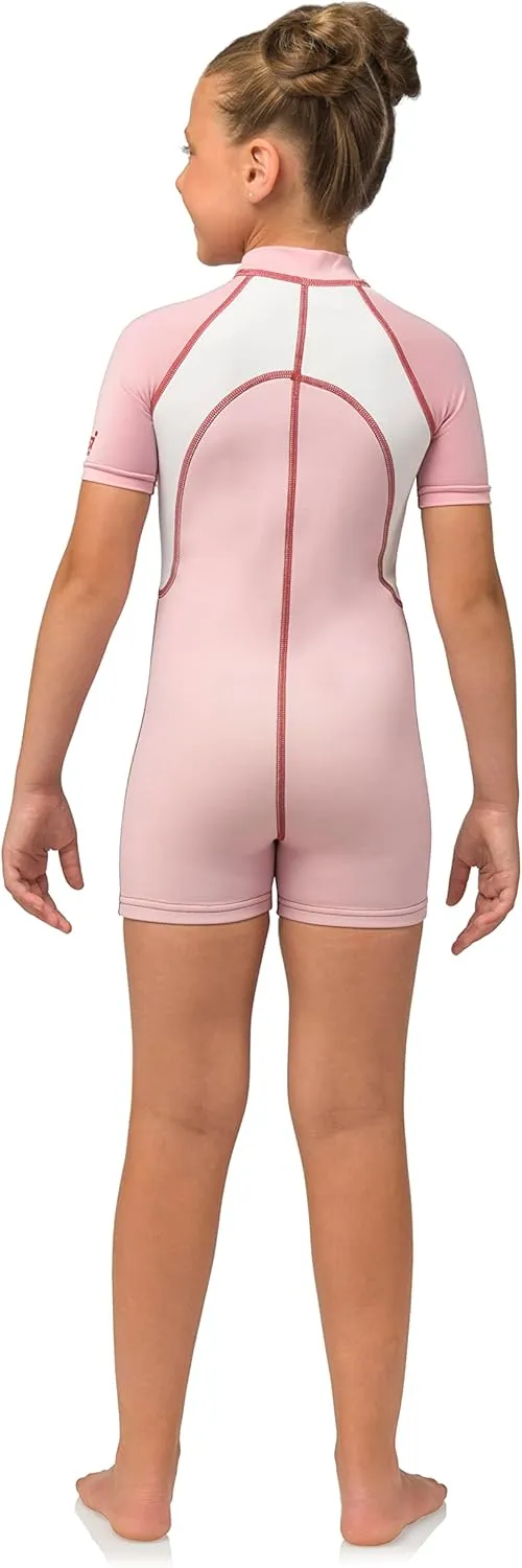Cressi Kids Short Sleeve Swimsuit in Neoprene 1.5mm for Boys and Girls aged 2 to 10 year - Kids Swimsuit: designed in Italy